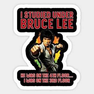 Vintage Bruce Movie Jeet Kune Do Be Water Lee Sticker